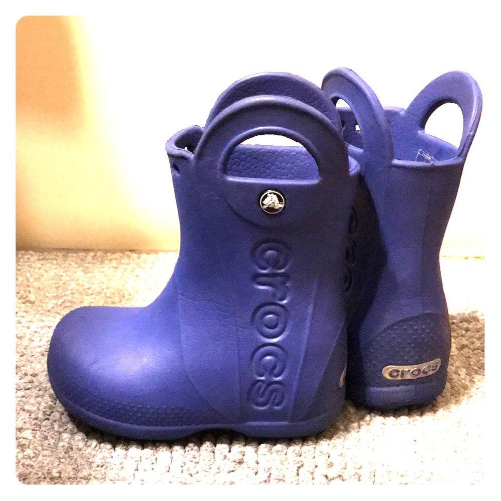 Crocs rain boots